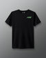 Black shirt front design "KS" green logo on chest pocket.