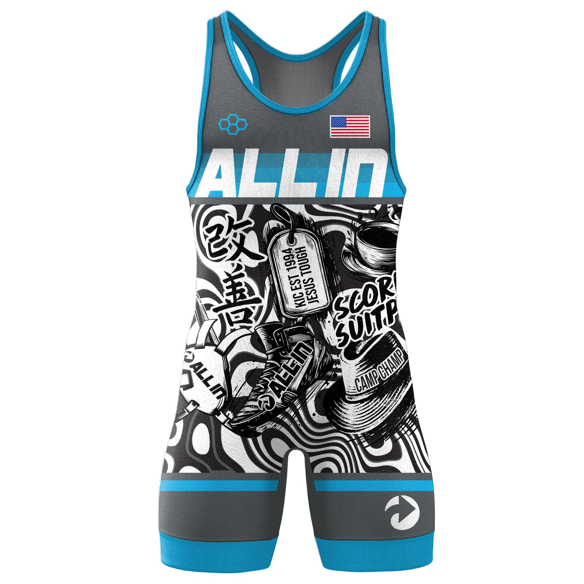 Jesus Strong Wrestling Singlet