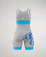 RUDIS Digi Girl's Elite Wrestling Singlet