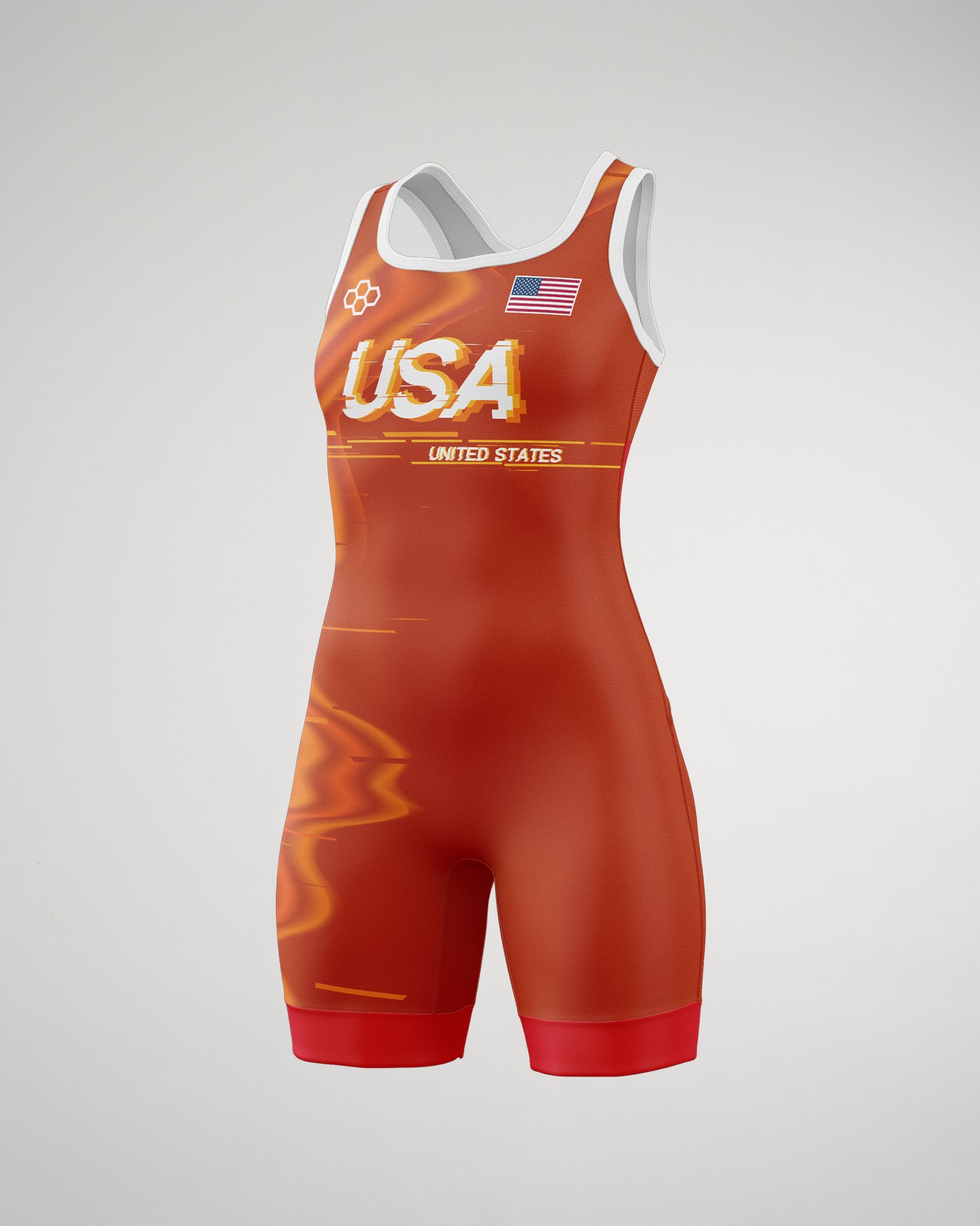 RUDIS Digi Girl's Elite Wrestling Singlet