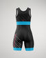 RUDIS Freefall Girl's Elite Wrestling Singlet