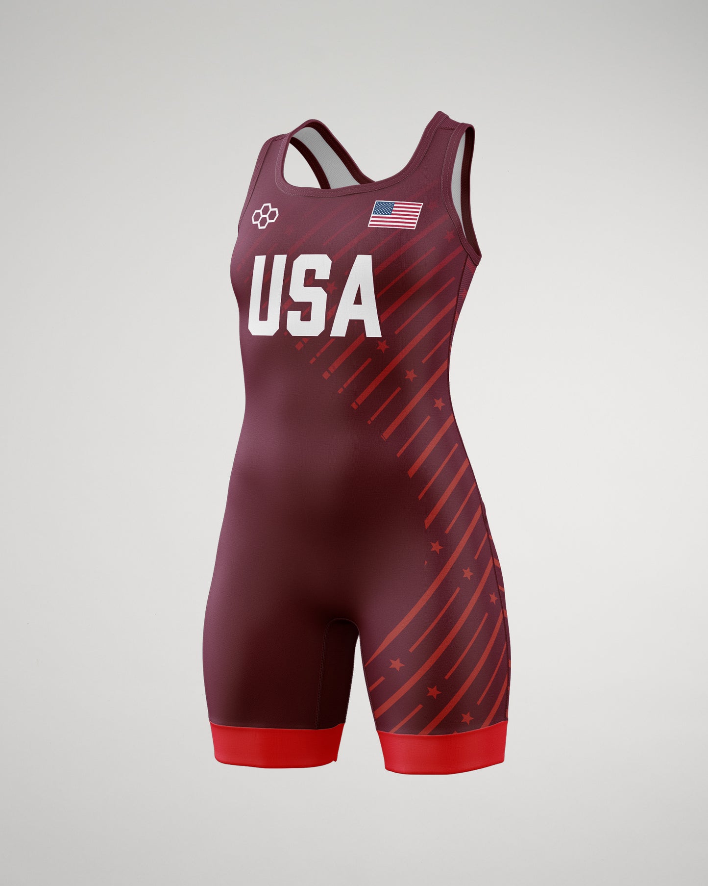 RUDIS Freefall Girl's Elite Wrestling Singlet