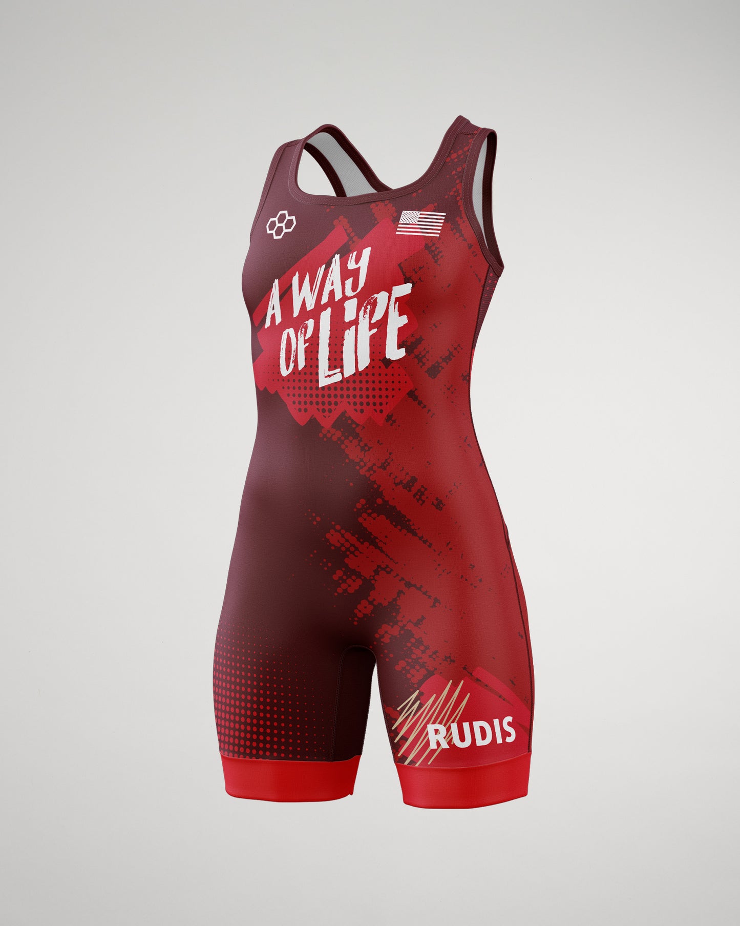 RUDIS Grit Women's Elite Wrestling Singlet