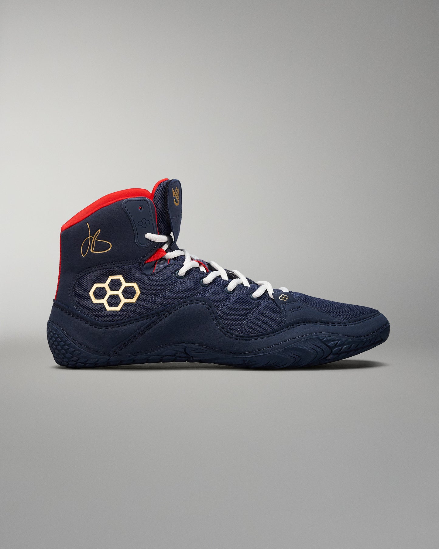 JB1 Adult Wrestling Shoes - Navy