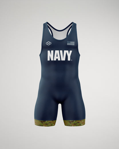 U.S. Navy Digital Woodland Elite Wrestling Singlet