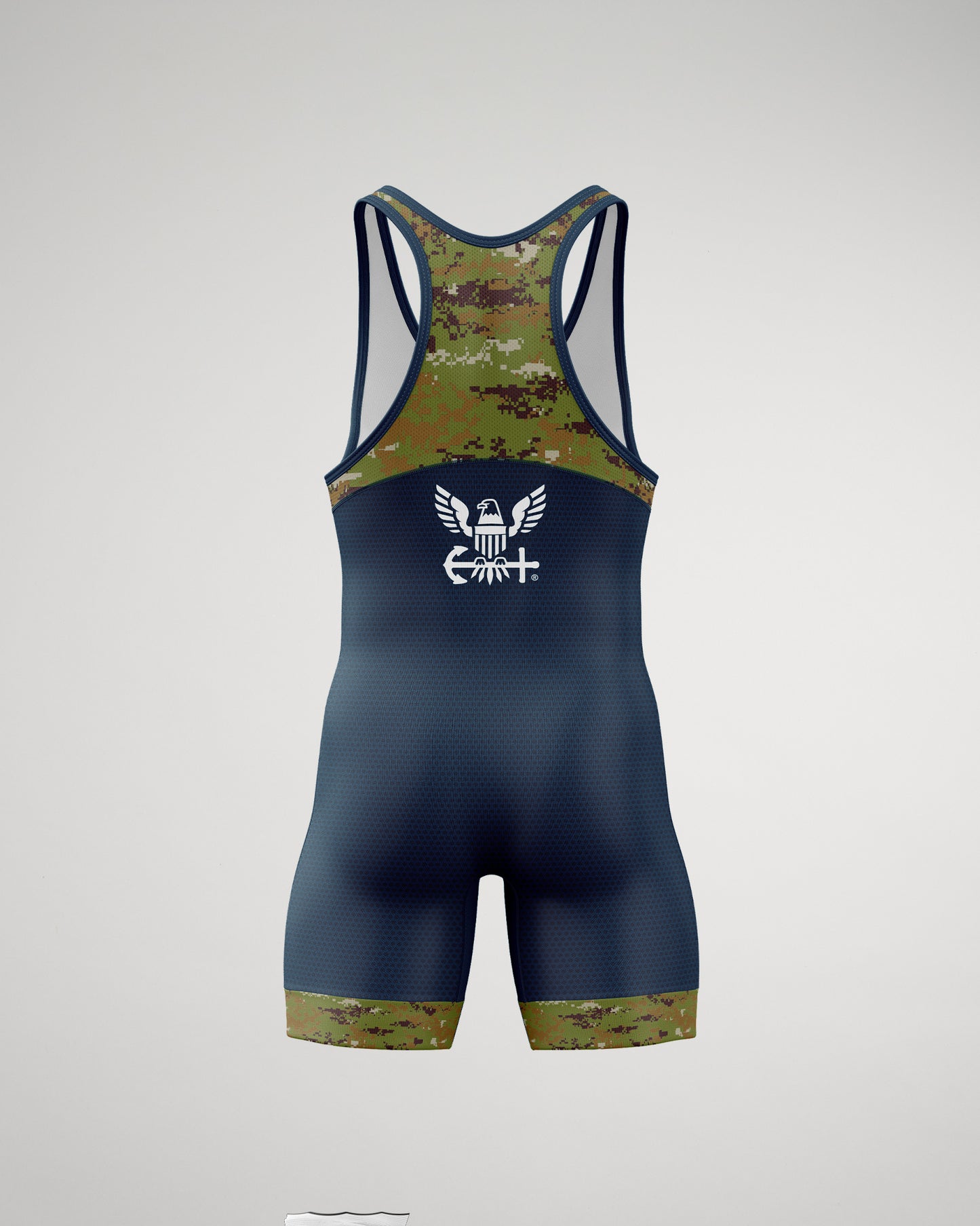 U.S. Navy Digital Woodland Elite Wrestling Singlet