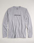 A gray long-sleeve shirt featuring the text A WAY OF LIFE in black print across the front