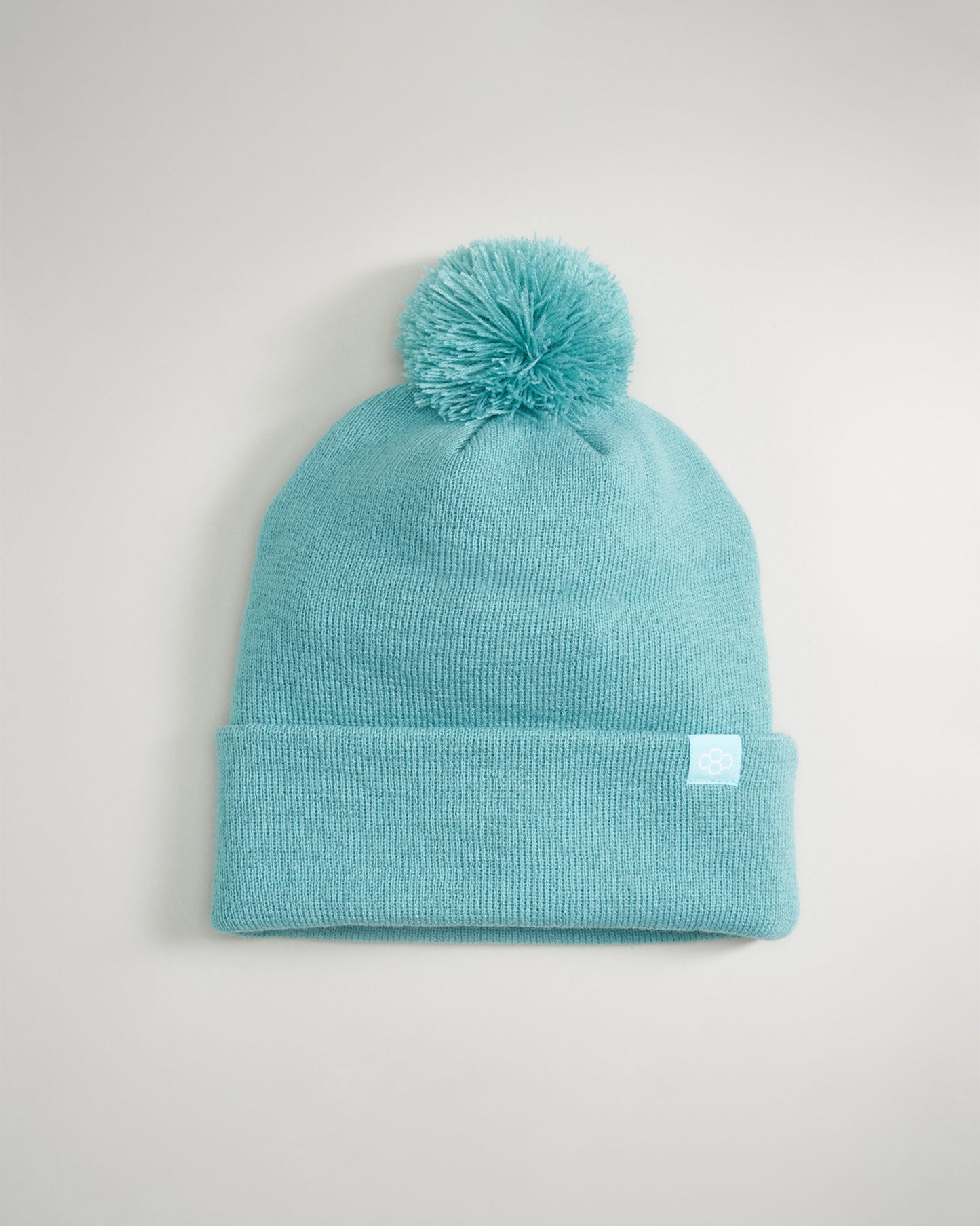 Bonnet à pompon standard RUDIS - Bleu sarcelle