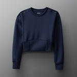 COOL-FEEL Women's Fitted Crew - Navy