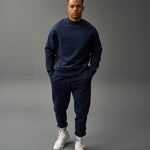 RUDIS Titan Heavyweight Fleece Crewneck - Navy