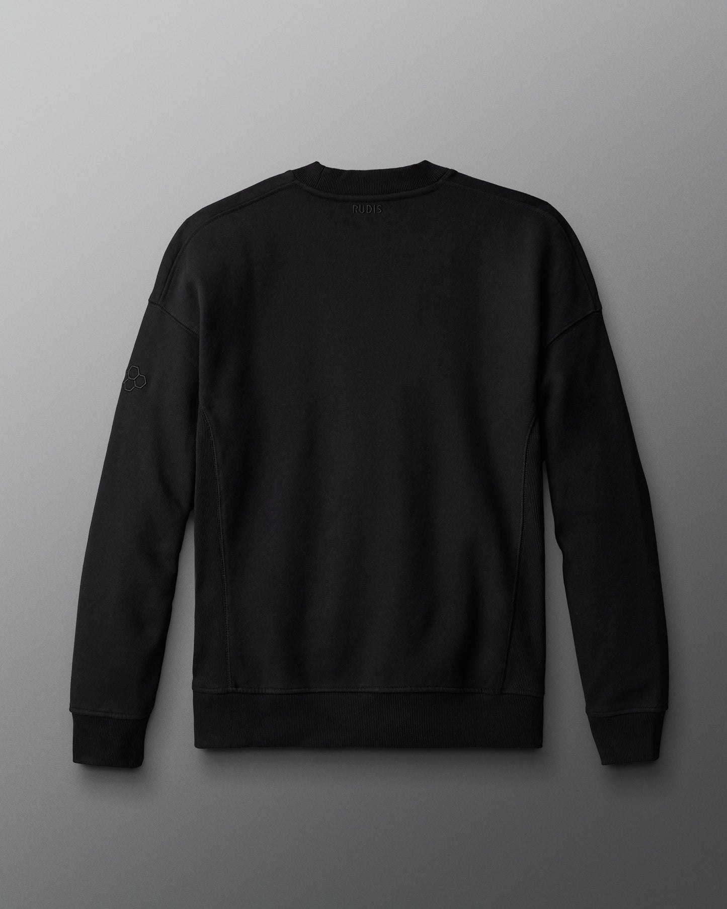 RUDIS Titan Heavyweight Fleece Crewneck - Black