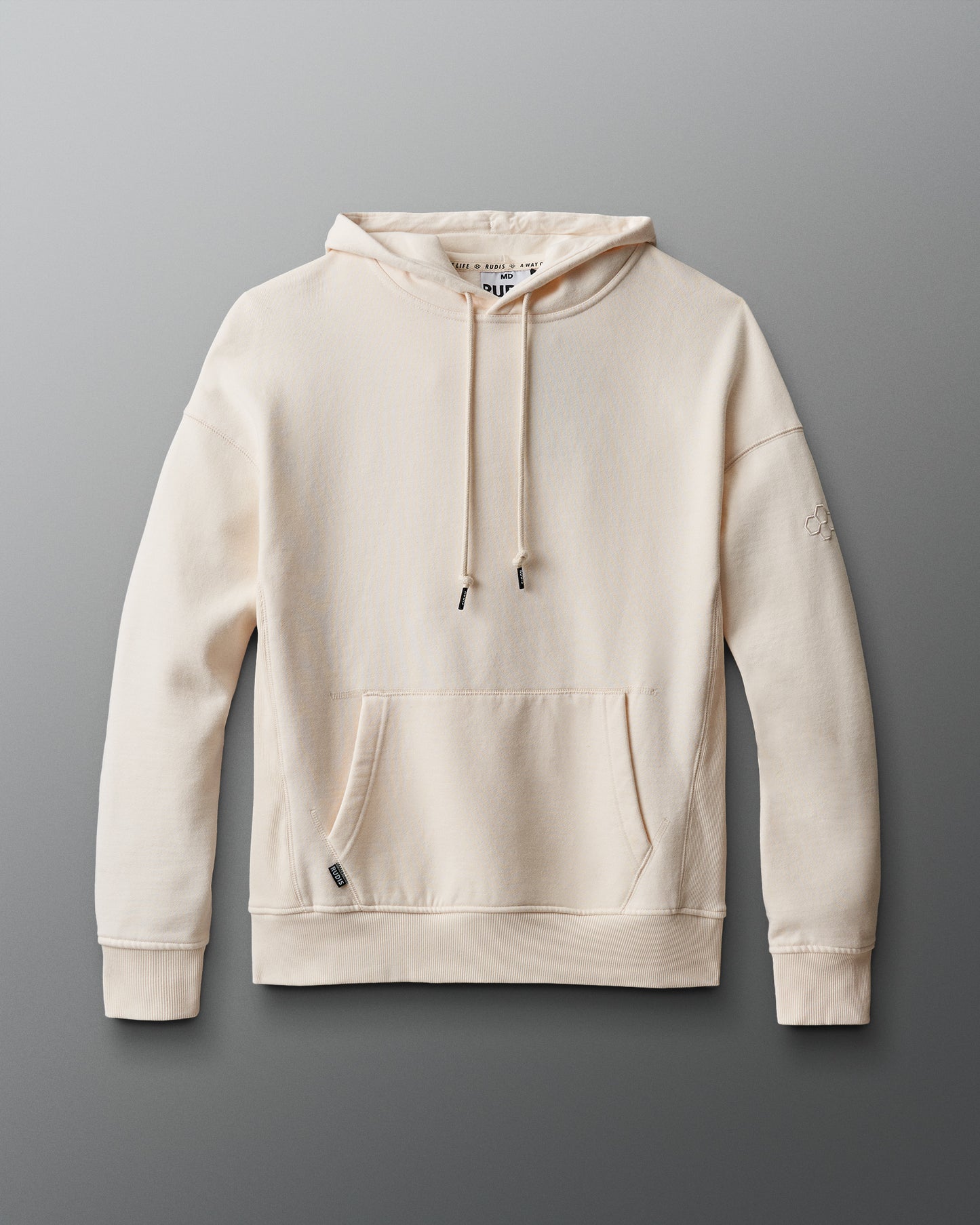 RUDIS Titan Heavyweight Fleece Hoodie - Cream