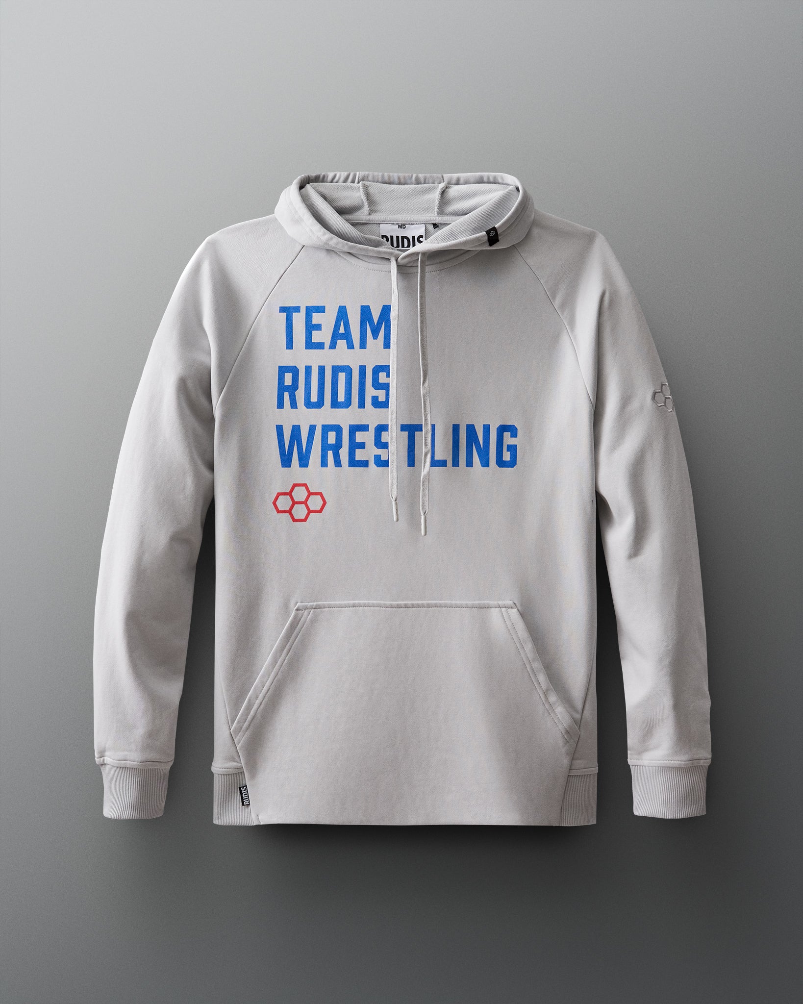 Team RUDIS Wrestling Stacked Hoodie Conquer Warmth Defy Limits RUDIS