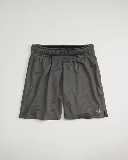 Short en maille pour jeunes RUDIS 6" - Anthracite