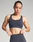 RUDIS Women's Sports Bra - Charcoal