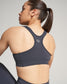 RUDIS Women's Sports Bra - Charcoal