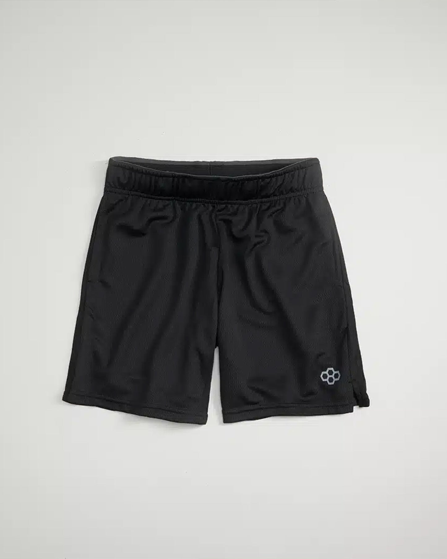 Short en maille pour jeunes RUDIS 8" - Noir