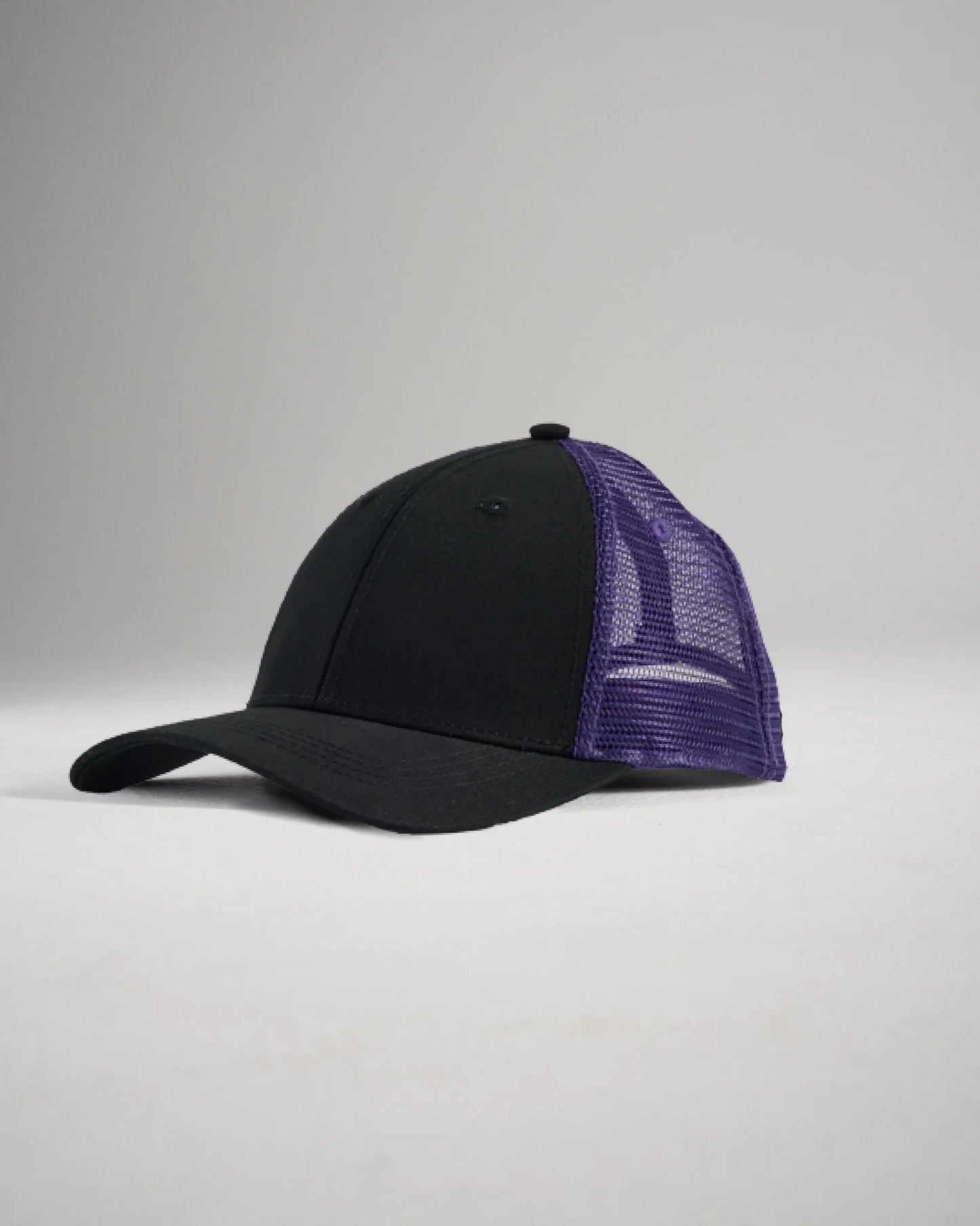 RUDIS Embroidered Wrestling Trucker Hat - Black/Purple