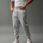 Pantalon de jogging en polaire épaisse RUDIS Titan - Gris athlétique