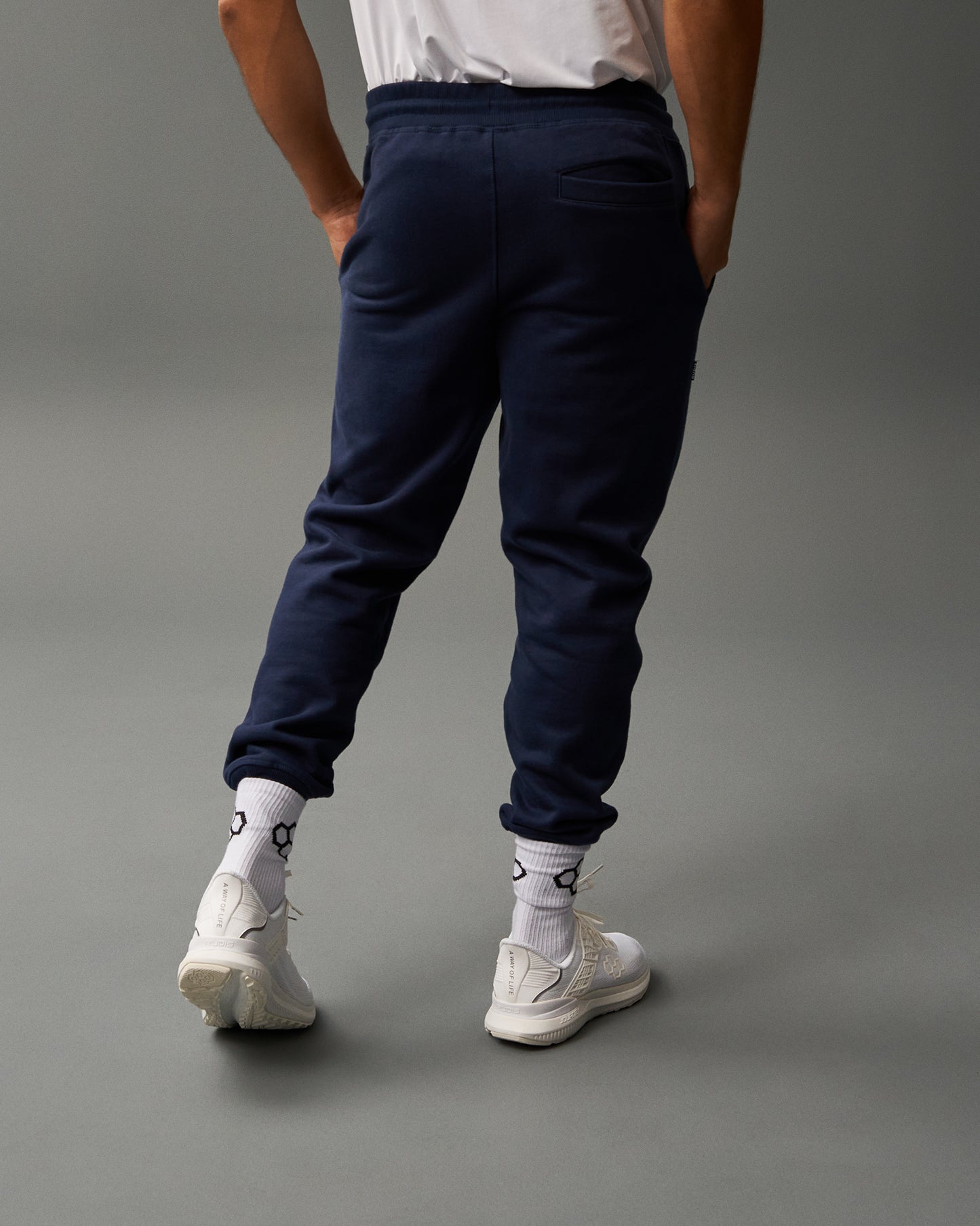 RUDIS Titan Heavyweight Fleece Jogger - Navy