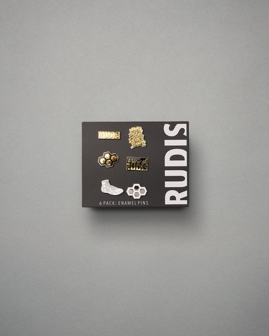 RUDIS 6 Pack Enamel Pins