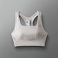 RUDIS Women's Medium Impact Padded Sports Bra - Bone