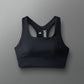 RUDIS Women's Medium Impact Padded Sports Bra - Black