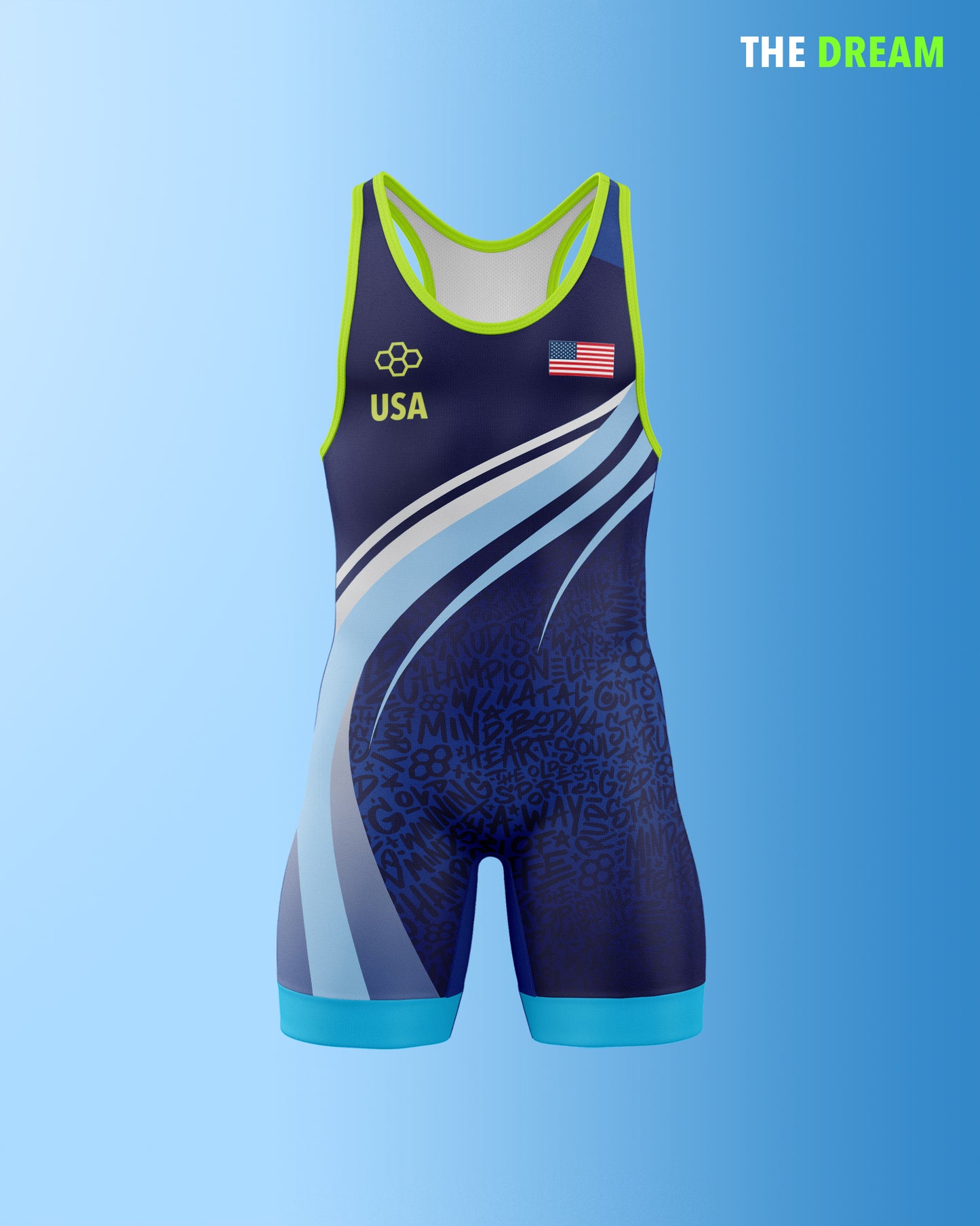 RUDIS The Dream Elite Wrestling Singlet