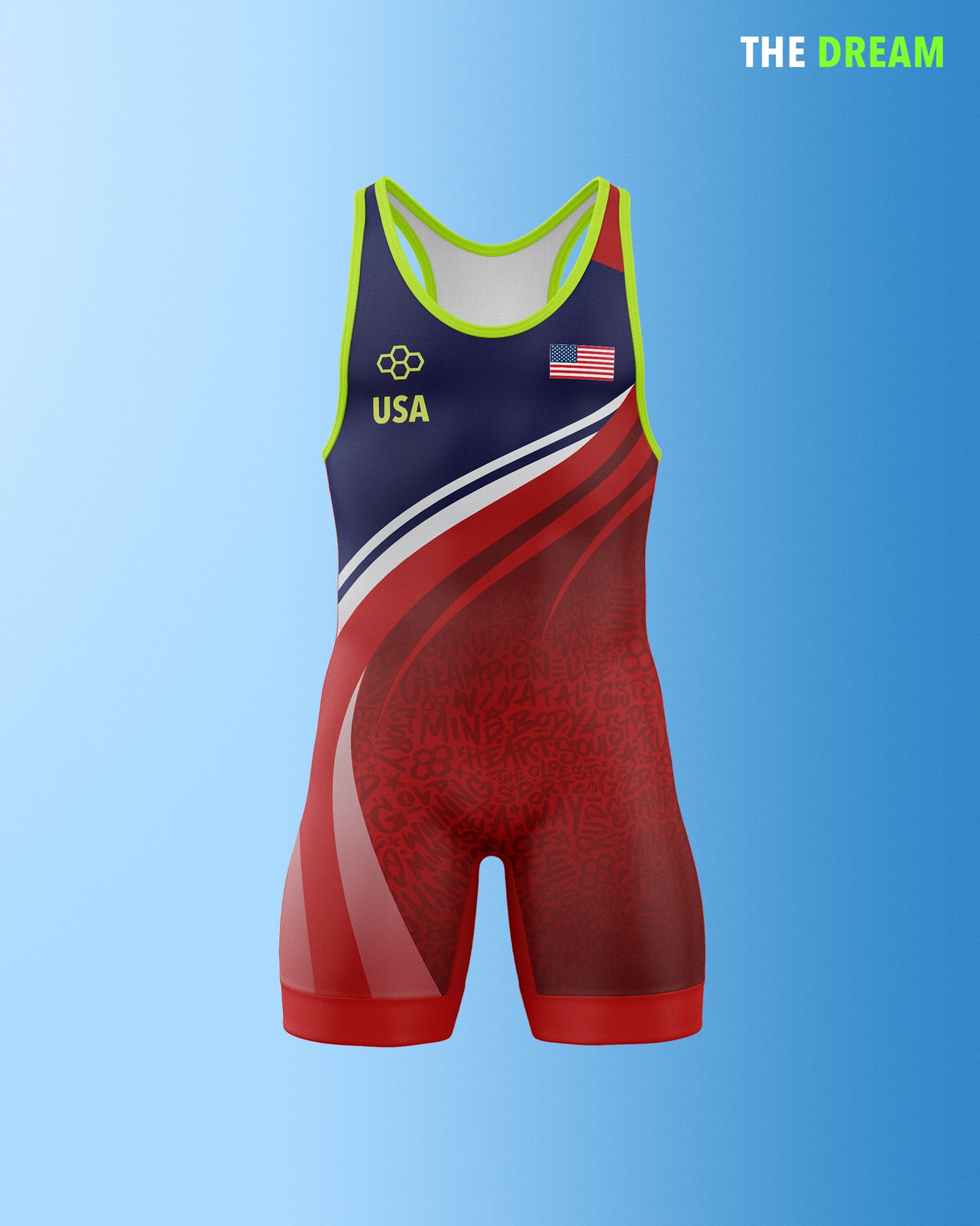 RUDIS The Dream Elite Wrestling Singlet