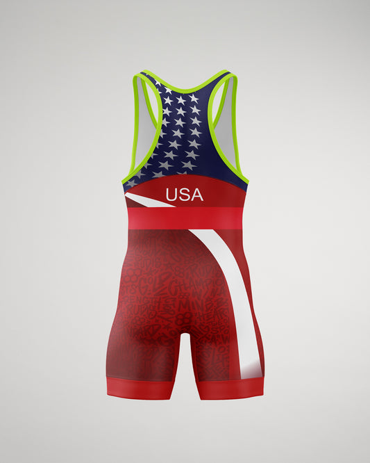 RUDIS The Dream Elite Wrestling Singlet