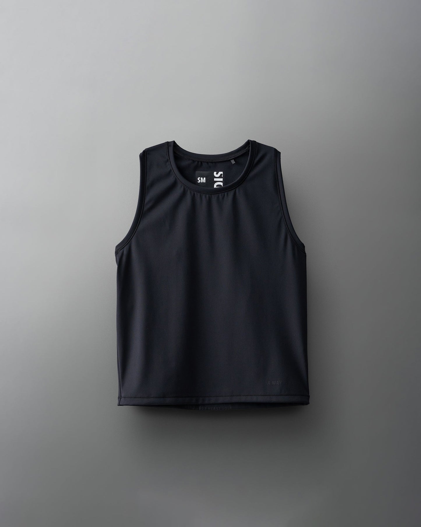 COOL-FEEL Women's Crop Tank Top - Black