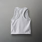 COOL-FEEL Women's Crop Tank Top - Lunar Gray