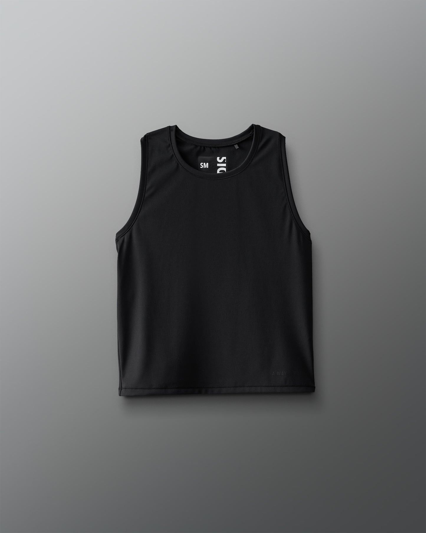 COOL-FEEL Women's Crop Tank Top - Black