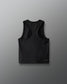 COOL-FEEL Women's Crop Tank Top - Black