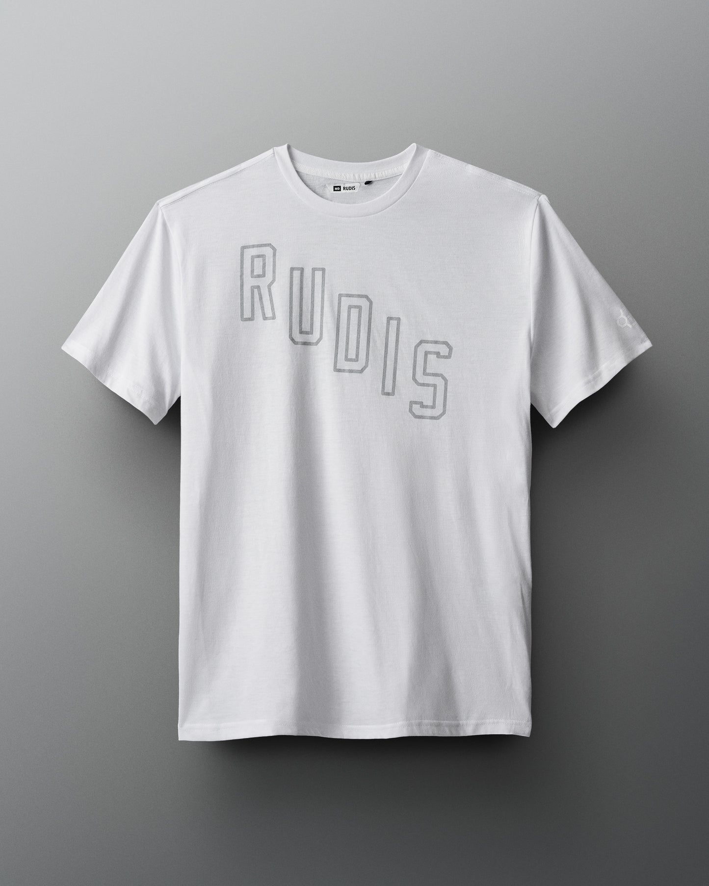 T-shirt avec le mot-symbole oblique RUDIS