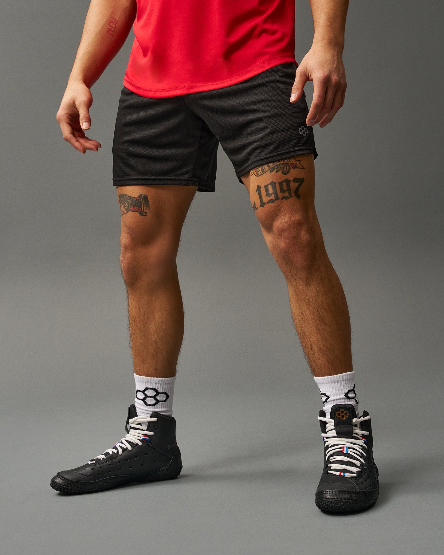 RUDIS 6" Mesh Shorts - Black