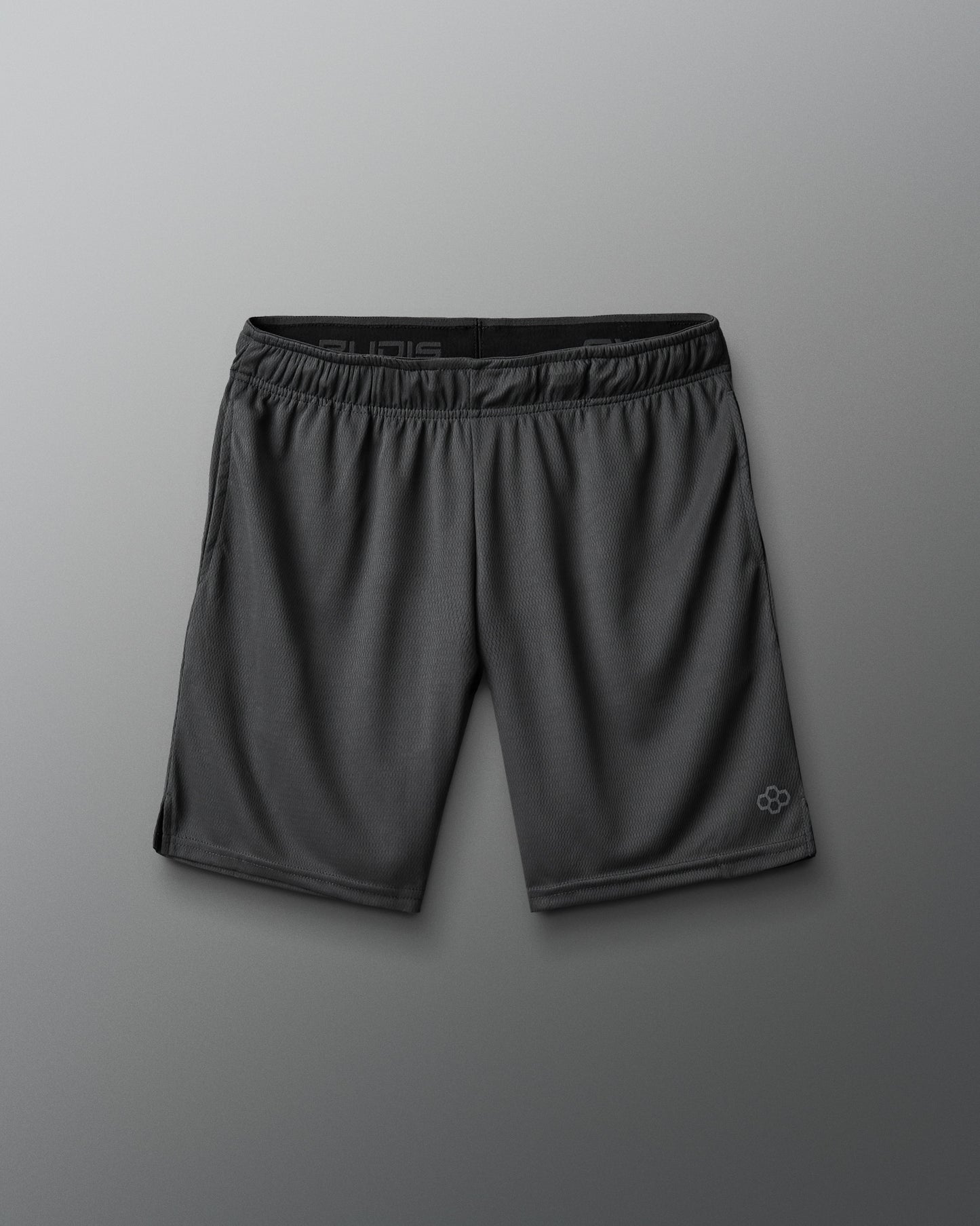 RUDIS 8" Mesh Shorts - Charcoal