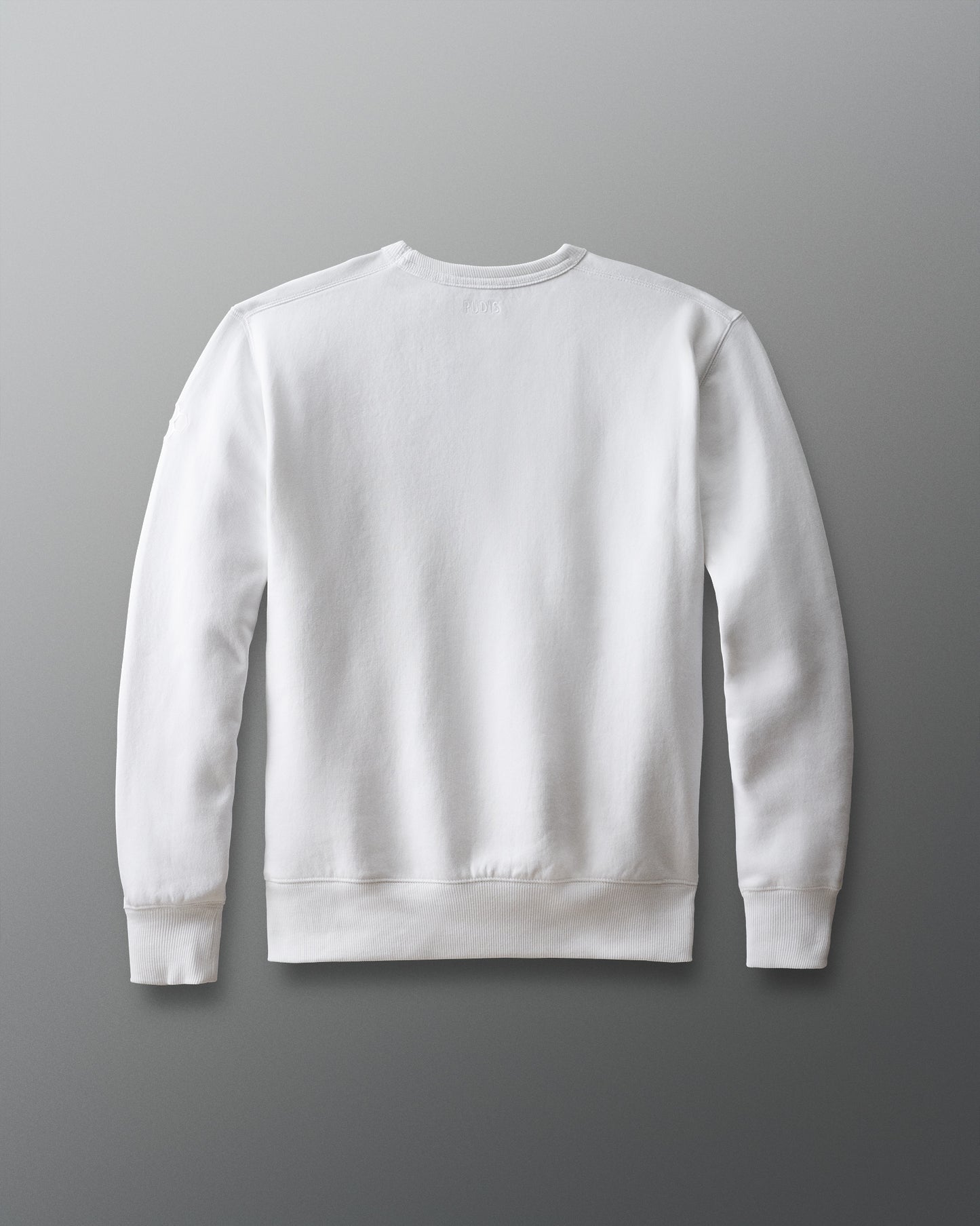 Comfort Fleece Crewneck - White