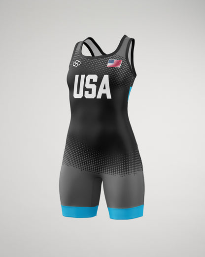 USA Triumph Women's Elite Wrestling Singlet