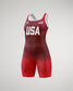 USA Triumph Girl's Elite Wrestling Singlet