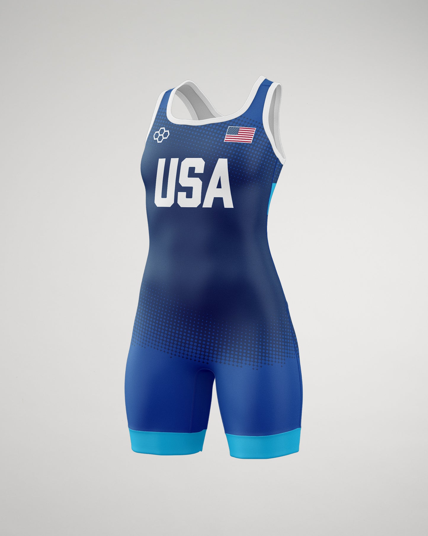 USA Triumph Girl's Elite Wrestling Singlet