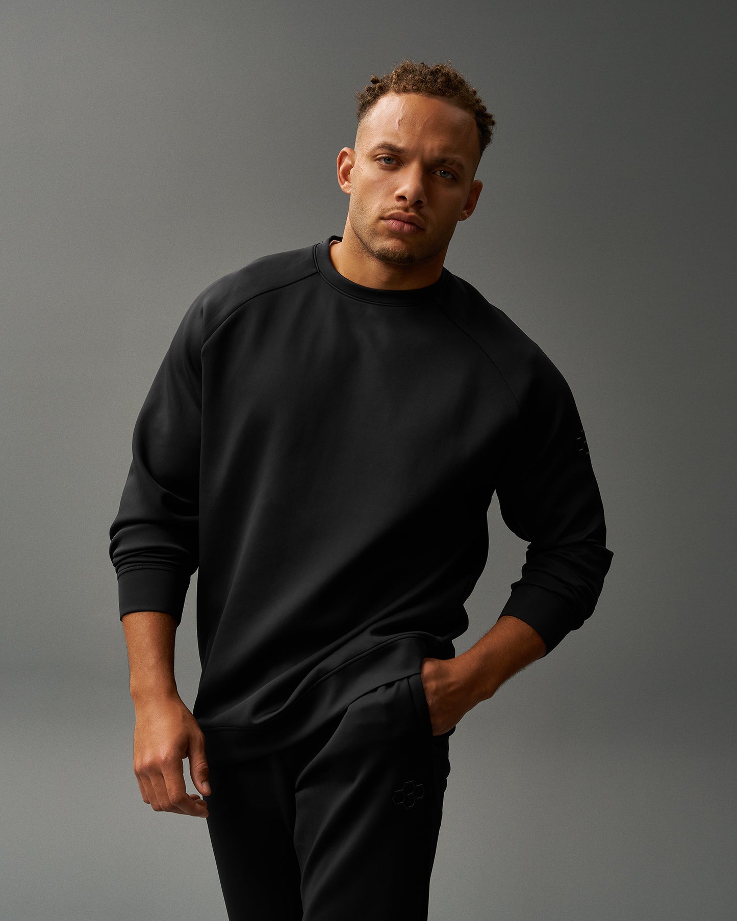 RUDIS COOL-FEEL Crewneck - Black