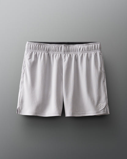 Short en maille RUDIS 6" 2.0 - Gris lunaire