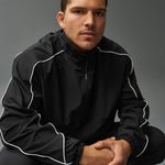 RUDIS 1/4 Zip Windbreaker - Black