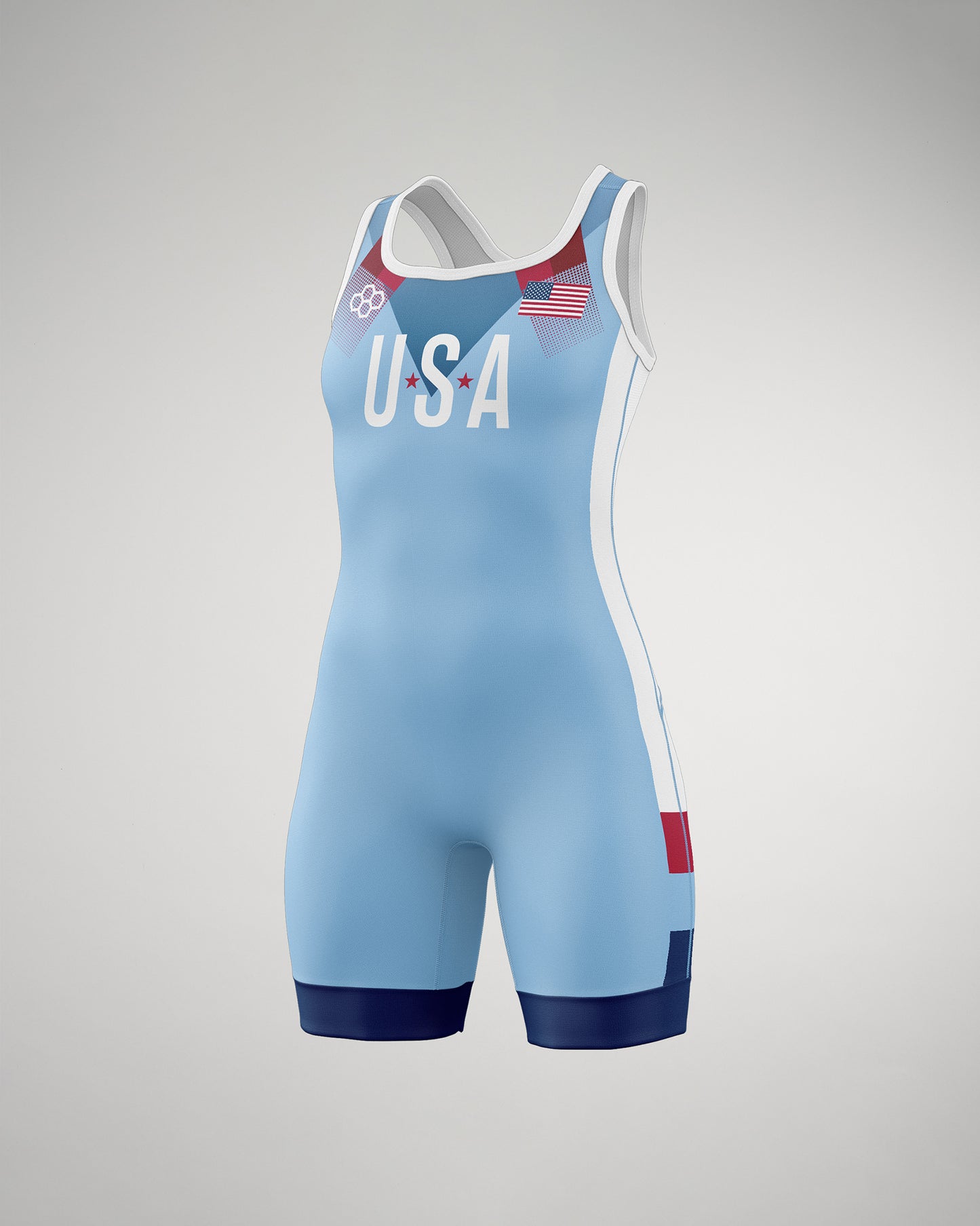 USA Pride Girl's Elite 2.0 Wrestling Singlet