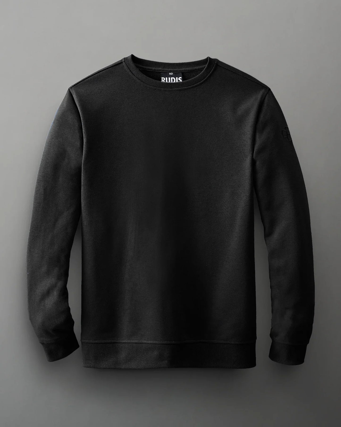 Rudis Elite Terry Youth Crewneck - Black