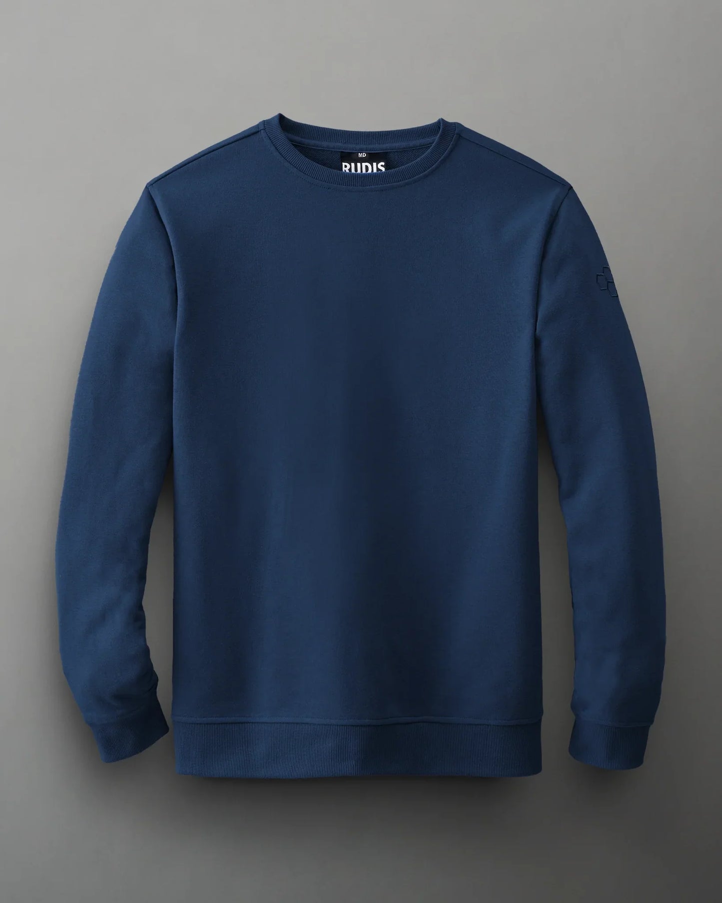 Rudis Elite Terry Youth Crewneck - Navy