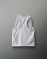 COOL-FEEL Women's Crop Tank Top - Lunar Gray