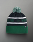 Team Wrestling Fold Over Beanie - Black/Green/White