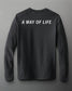 A Way of Life Teams Long Sleeve - Charcoal